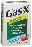 Gas-x Extra Strength Tablets, Cherry, 48-Count Bottle (Pack of 2)