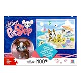 Littlest Pet Shop 100 Piece Puzzle with Boxer Dog Figure