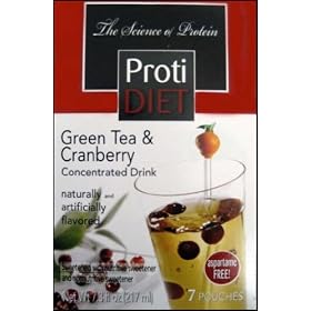 Proti Diet Green Tea & Cranberry Concentrated Drink