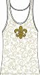Fleur De Lis - Swirl Tank