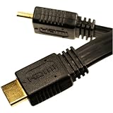 FlatHighSpeedHDMICable-2meter(6.56feet)-BetterCablesDisplayMagicHDMICable