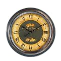 Dover Wall Clock - Washed Dark Brown (18.5" dia.)