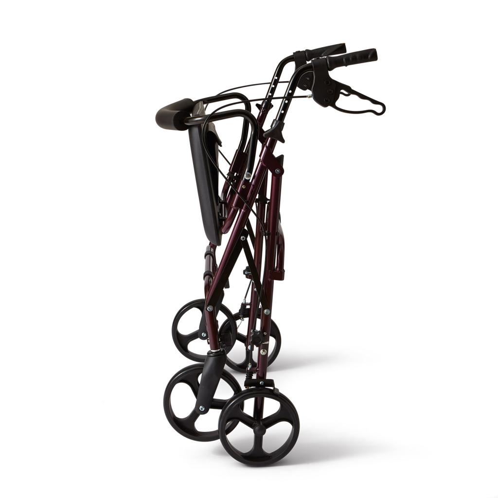 Medline Bariatric Rollator Walker/Seat 400 lb Capacity