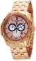 Chase-Durer Men's 850.8RRG Crossfire 18K Rose Gold-Plated Stainless Steel Chronograph Watch