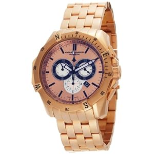 Buy Chase-Durer Mens 850.8RRG Crossfire 18K Rose Gold-Plated Stainless Steel Chronograph Watch by Amazon.com Store Card