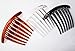 3 FRENCH TWIST HAIR COMB 7 TOOTH IT DELUXE MIX COLER.