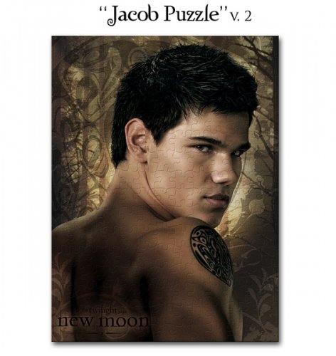 The Twilight Saga: New Moon Merchandise - 1000 Piece Jigsaw Puzzle (Jacob Black) (Size Assembled: 20 x 27)
