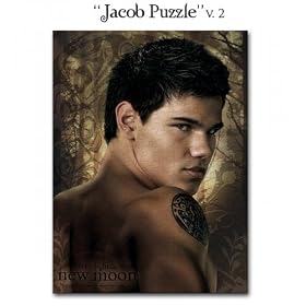 The Twilight Saga: New Moon Merchandise – 1000 Piece Jigsaw Puzzle (Jacob Black) (Size Assembled: 20" x 27")