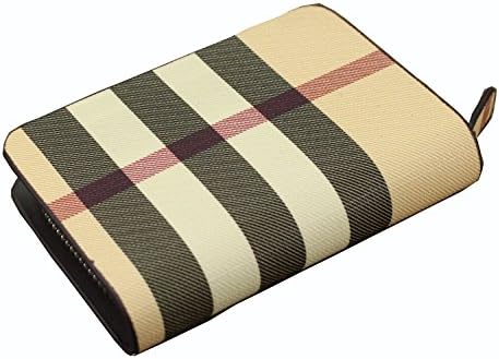 REEGE Multifunction Plaid Card Holder Slim Compact Key Holder Pouch Integrated Key Chain Case Bag