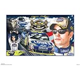 Sam Bass Jimmie Johnson 2x NASCAR Champion Poster