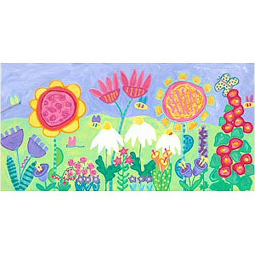 In My Garden by Stephanie Bauer 28x14 in