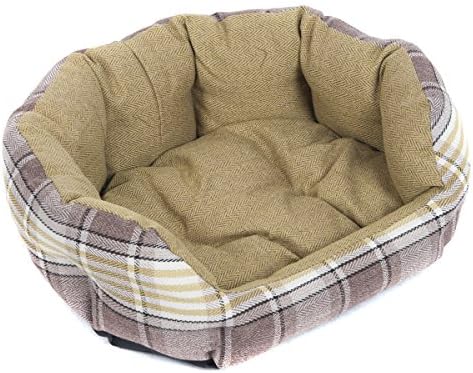 Favorite Circular Soft Warm Indoor Puppy Dog Cat Sleeping Pad Bed Cushion with Removable Mat, Green