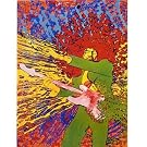 Jimi Hendrix Explosion by Martin Sharp (Limited Edition Print)