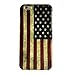 iPhone 6 Plus Case, Linkertech Apple iPhone 6 Plus Case, Premium Shatterproof Soft IMD TPU Case Bumper Cover[Slim Fit] for Apple iPhone 6 Plus 5.5 Inch (Retro USA Flag)