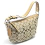 Clearance Sale! Coach Soho Signature Hobo Handbag Khaki #13114