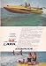 1960 Ad Evinrude Lark II 40hp Yellow Motor Boat Original Print Ad