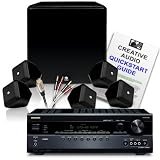 Creative Audio CA-HC3-BB Home Cinema System (Onkyo 508 Black + Boston Acoustics SWXS Black + Cables). 2 Year Guarantee.