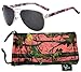 Hornz Pink Camouflage Polarized Sunglasses for Women Western Design