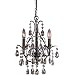 Minka Lavery Mini Chandeliers 3122-301 Mini 3-LT 180w (18"H x 13"W) Chandelier in Castlewood Walnut