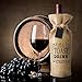 BRIX750ML Burlap Wine bottle Bag - 3 Stylish, Reusable Jute Burlap Wine Bags With Drawstring - Eco-Friendly - Includes Chalkboard Gift Tags For Personalized Greetings - Fits Standard Wine Bottles - The Ultimate Wine Accessories Gift To Take To Your Party