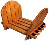 J.K. Adams Adirondack Log Rack, Maple