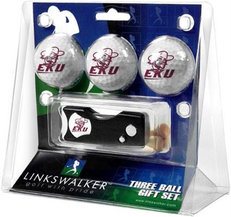Eastern Kentucky Colonels Ncaa Spring Action 3 Golf Ball Gift Packs