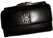 Etienne Aigner Wallet Classics Checkbook Framed Clutch Personal Assets Black