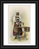 Framed Print of SEWING IN SWITZERLAND from Mary Evans