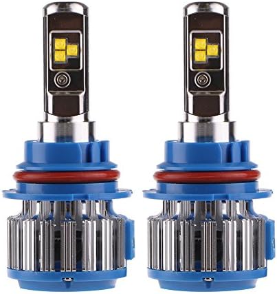 Handxen 9007/HB5 Vision Ungrade LED Headlight Bulb Super White - 6000K 6K - Dual Hi / Lo Beam , Pack of 2 (9007 40W)