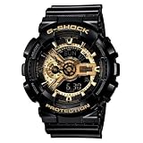 Men039s Black G-Shock Digital Anti-Magnetic Gold Tone Analog on sale