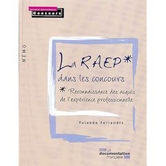 La RAEP dans les concours / s�rie M�mo