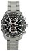 Aviator Watches - Seiko , Men's , Round Black Dial ,Chronograph Stainless steel Bracelet ,Watch # SNDB73