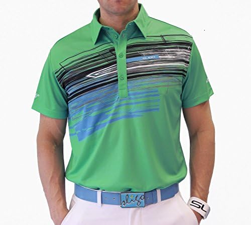 Sligo Wear Men's Ewan Polo Shirt, Paris Green, Small