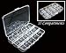 15-Compartment Jewelry Bead Crafts Watchmaking Storage Display Box Case