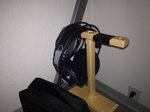 mos Wood Dual Headphones Stand for Bose Q