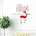 dzt1968 Wall Quotes Decal Wall Sticker Christmas Removable Vinyl Art Window Wall Sticker Decals Home Decor,Size: 4955cm