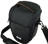 EOS High Quality Soft Camera Carrying Case for Canon EOS & Rebel XS, XSi, T1i, T2i, T3, T3i, 50D, 60D, 600D, and more (Black)