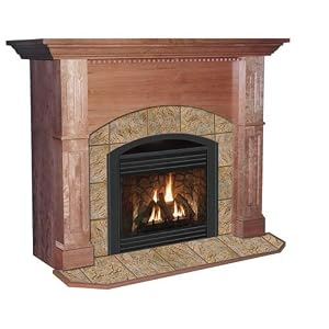 Manchester A Flush Fireplace Mantel in Medium Country Pine