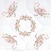 Stamped White Quilt Blocks 18x18 6/pkg-interlocking Floral & Ribbons