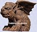 Perry the perched gargoyle statue home garden sculpture