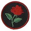 Embroidered Rose Patch