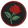 Embroidered Rose Patch