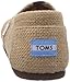TOMS Men's Classics Burlap Slip-On, Easy On-Off Fit in Flexible and Durable Canvas Upper