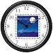 Moon at Night - from Hush Little Baby by Artist: Sylvia Long Wall Clock by WatchBuddy Timepieces (White Frame)