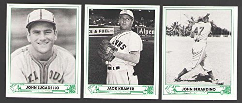 1946 PlayBall 84 TCMA - St. Louis Browns Orioles Team Set