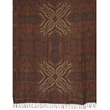 Asian Jacquard Woven Designs Throw for Sofa from India 83 inches x 105 inches (wbcov021) ~ ShalinIndia
