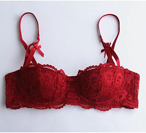 Only You Ms. Sexy Lace Padded Bra Set-28834 (34C, red)