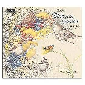 Birds in the Garden by Sherri Buck Baldwin 2008 Lang Wall Calendar