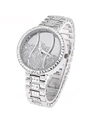 New Quartz Watch Wrist Watch Stylish Watch with Alloy Band for Lady - Silver SWWM2-179365