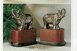 IMAGE OF Elephant Bronze Bookend